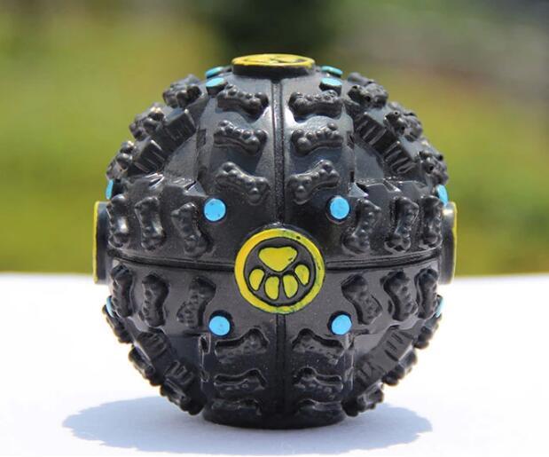 Dog squeaky snack ball