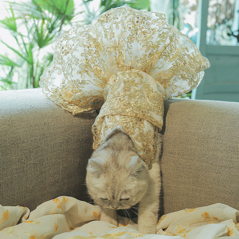 Princess Wedding Dress Pet Tutu