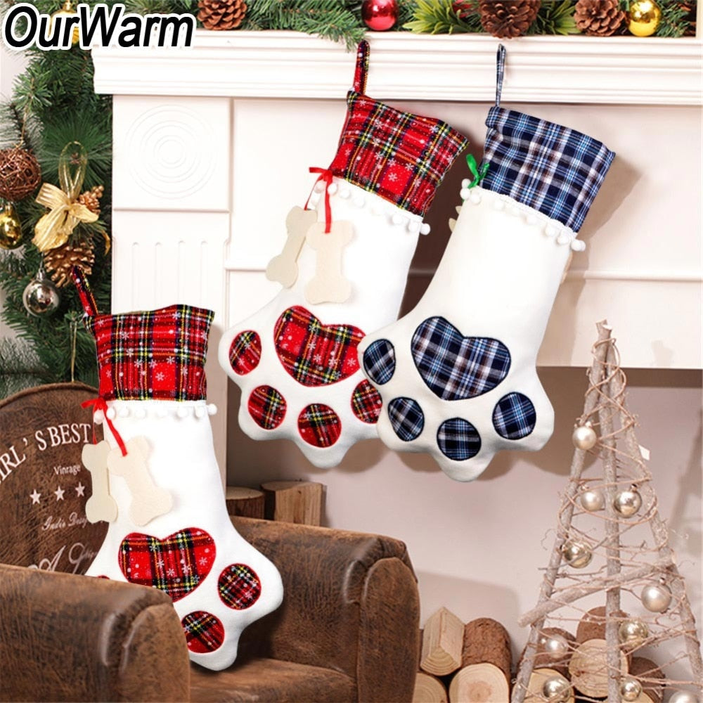 Plaid Christmas Stocking