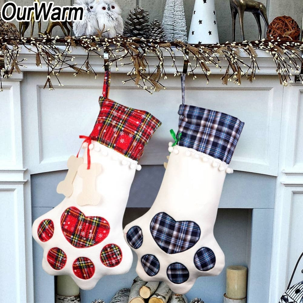 Plaid Christmas Stocking