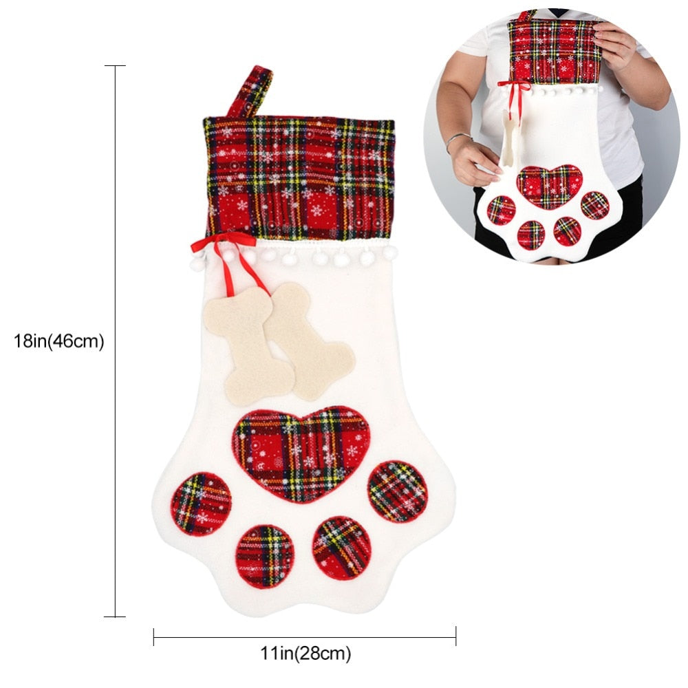 Plaid Christmas Stocking