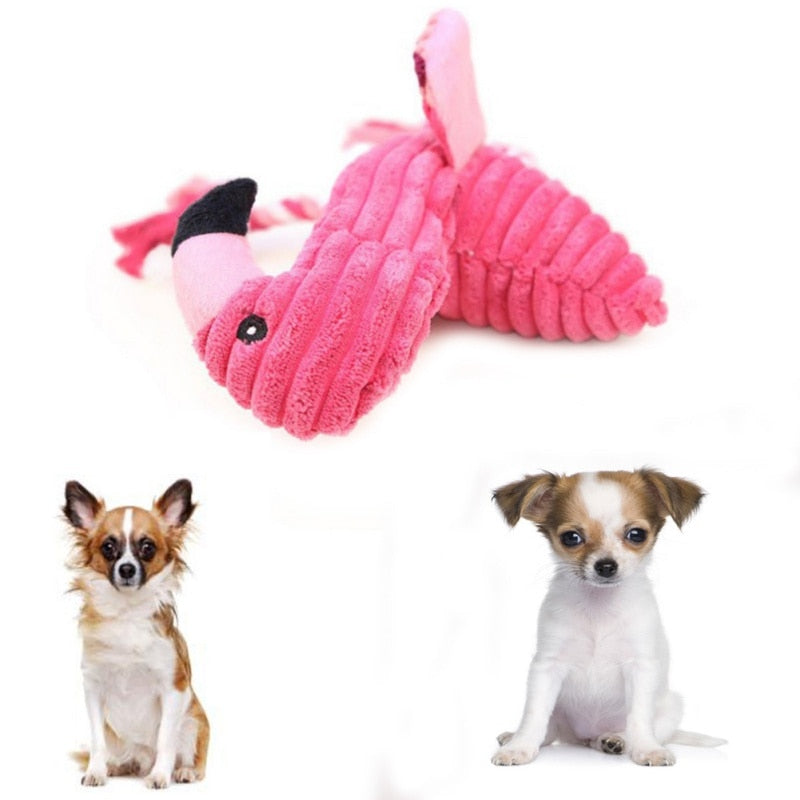 Pet Bite Chew Toy Flamingo