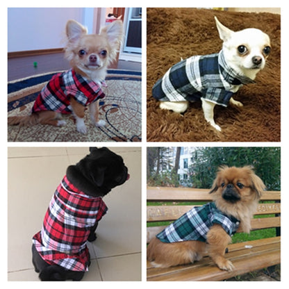 Plaid Pet Shirts