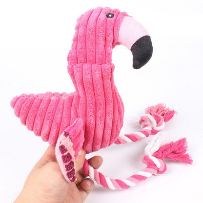 Pet Bite Chew Toy Flamingo