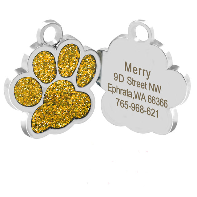 Customized Engraved Dog Tags