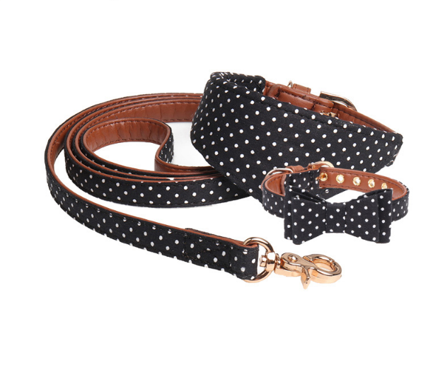 Bandana or bow tie leash and collars