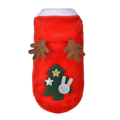 Christmas Pet santa reindeer Costume