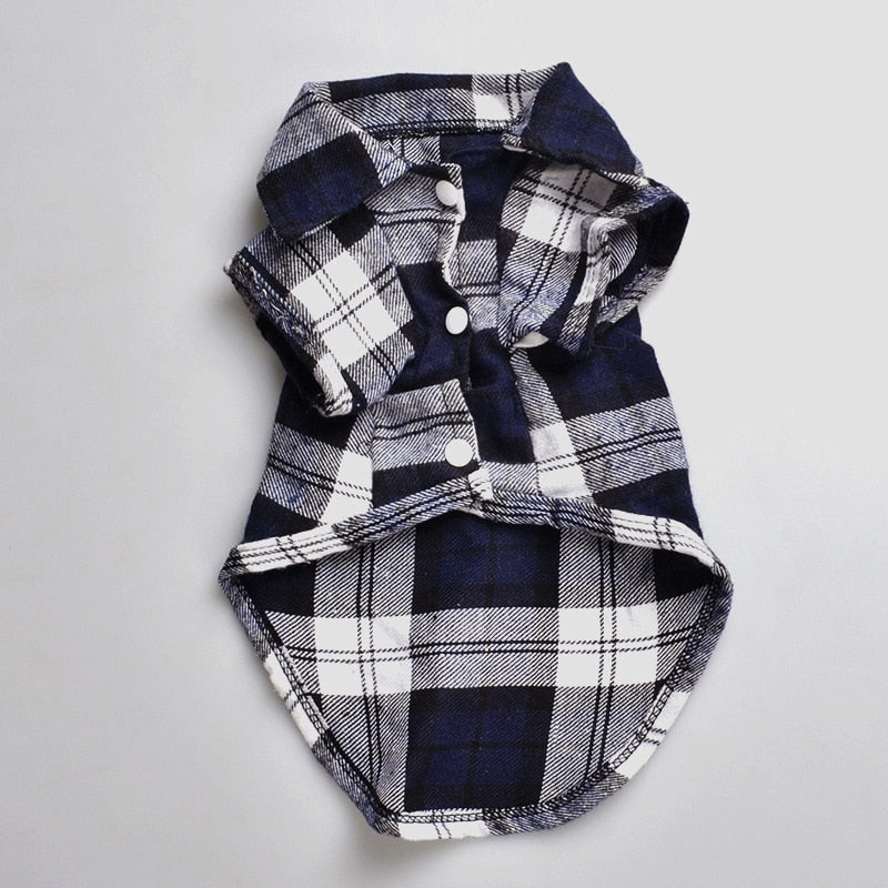 Plaid Pet Shirts