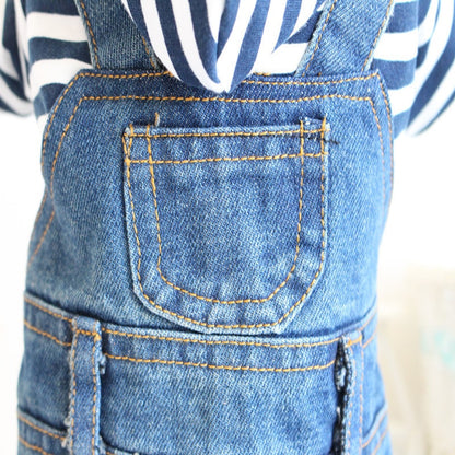 Denim Pet Jumpsuit