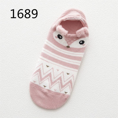 Cute Animal Cotton Socks