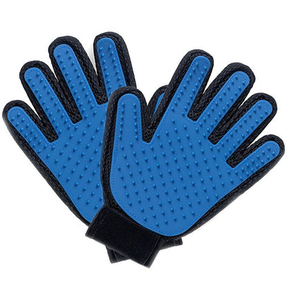 Pet De-shedding Massage Grooming Glove