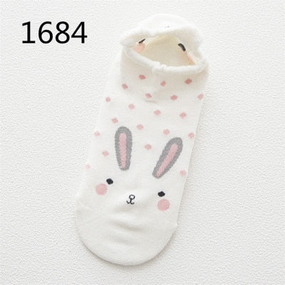 Cute Animal Cotton Socks