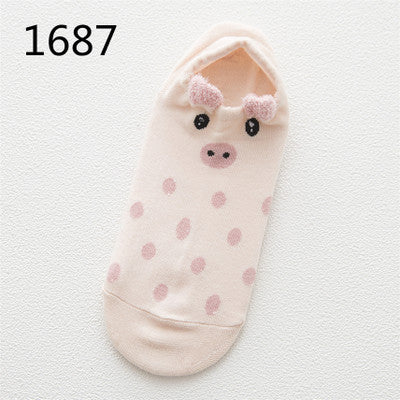 Cute Animal Cotton Socks