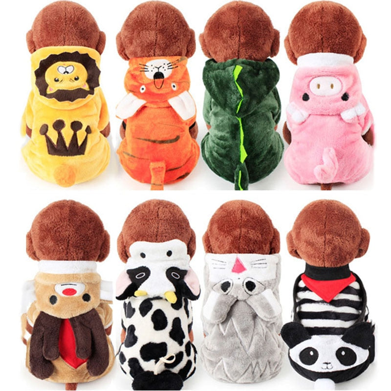 Pet animal hoody costume