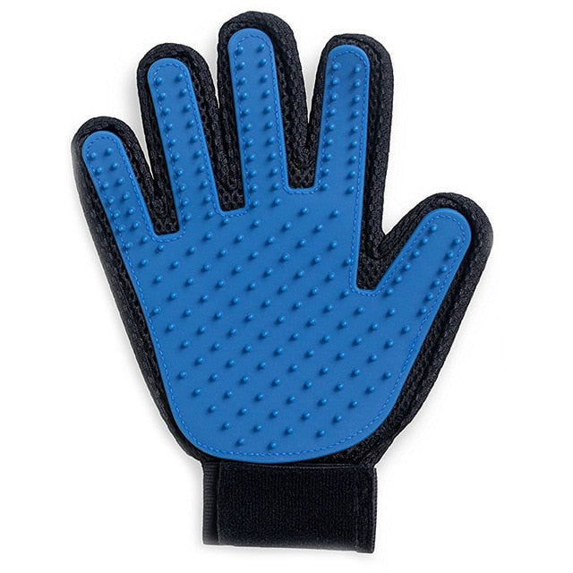 Pet De-shedding Massage Grooming Glove