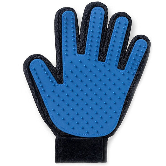 Pet De-shedding Massage Grooming Glove