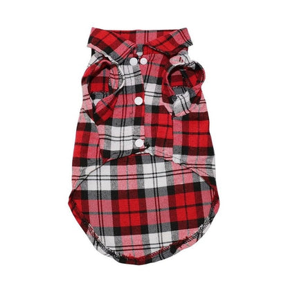 Plaid Pet Shirts