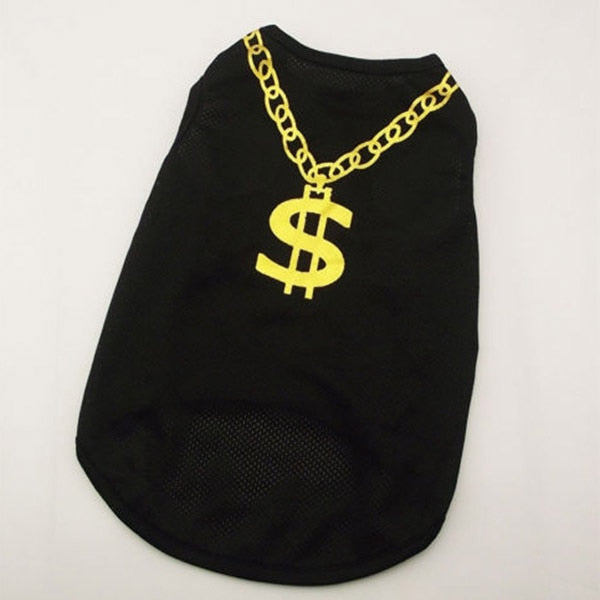 Dollar chain Pet T-shirt