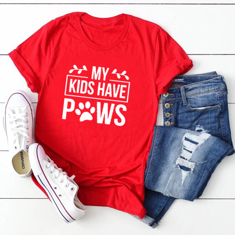 My Kids Have Paws T Shirt