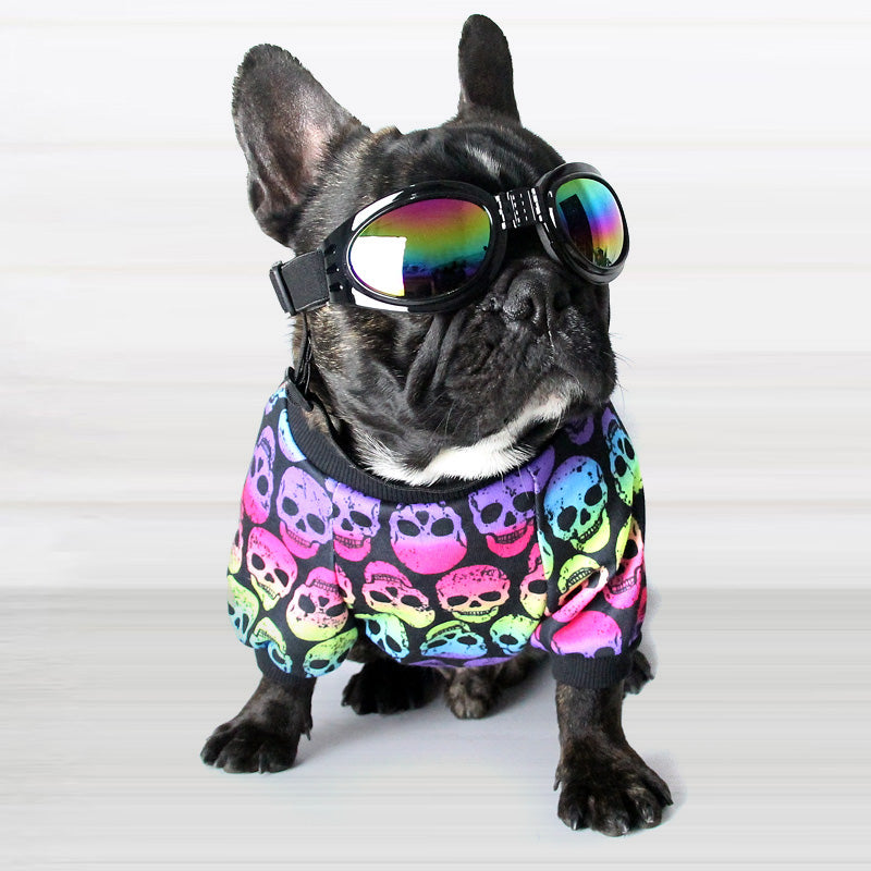 Skull print pet Costume