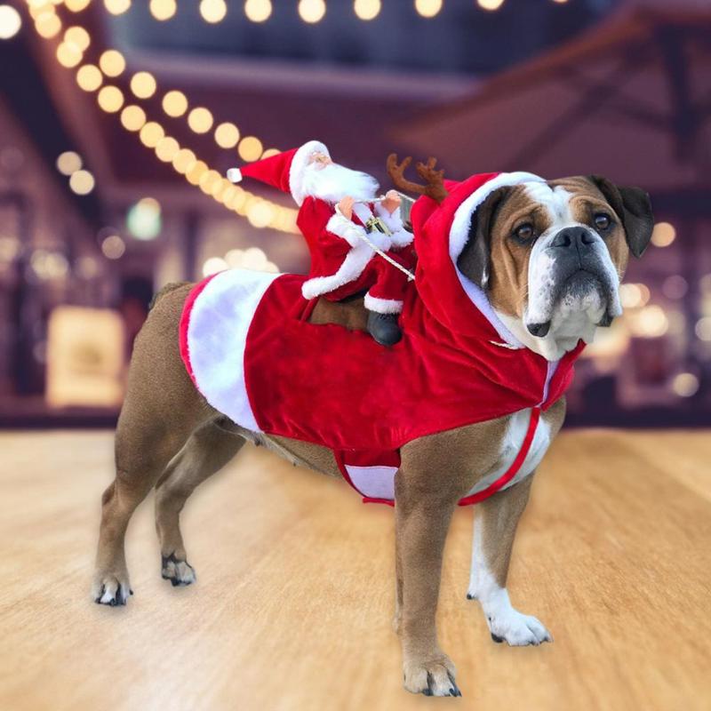 Christmas Santa Claus Pet Costume