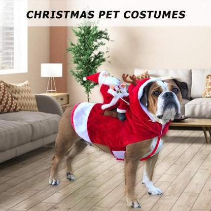 Christmas Santa Claus Pet Costume