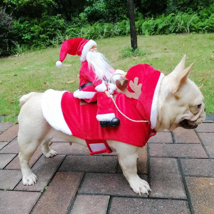 Christmas Santa Claus Pet Costume