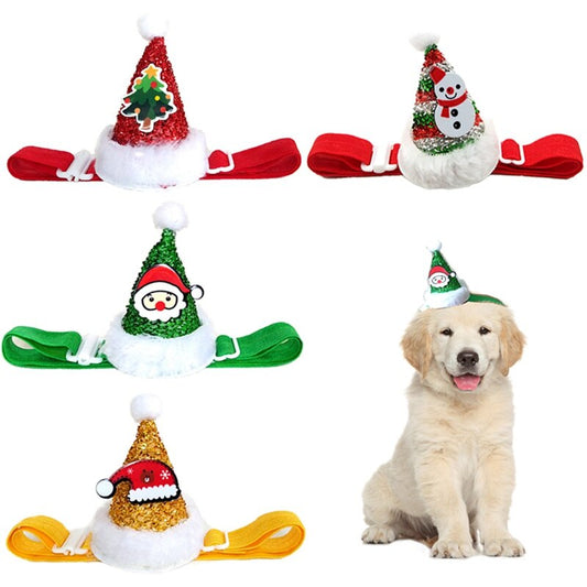 Pet Christmas Hat With Adjustable Strap