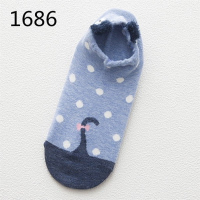 Cute Animal Cotton Socks