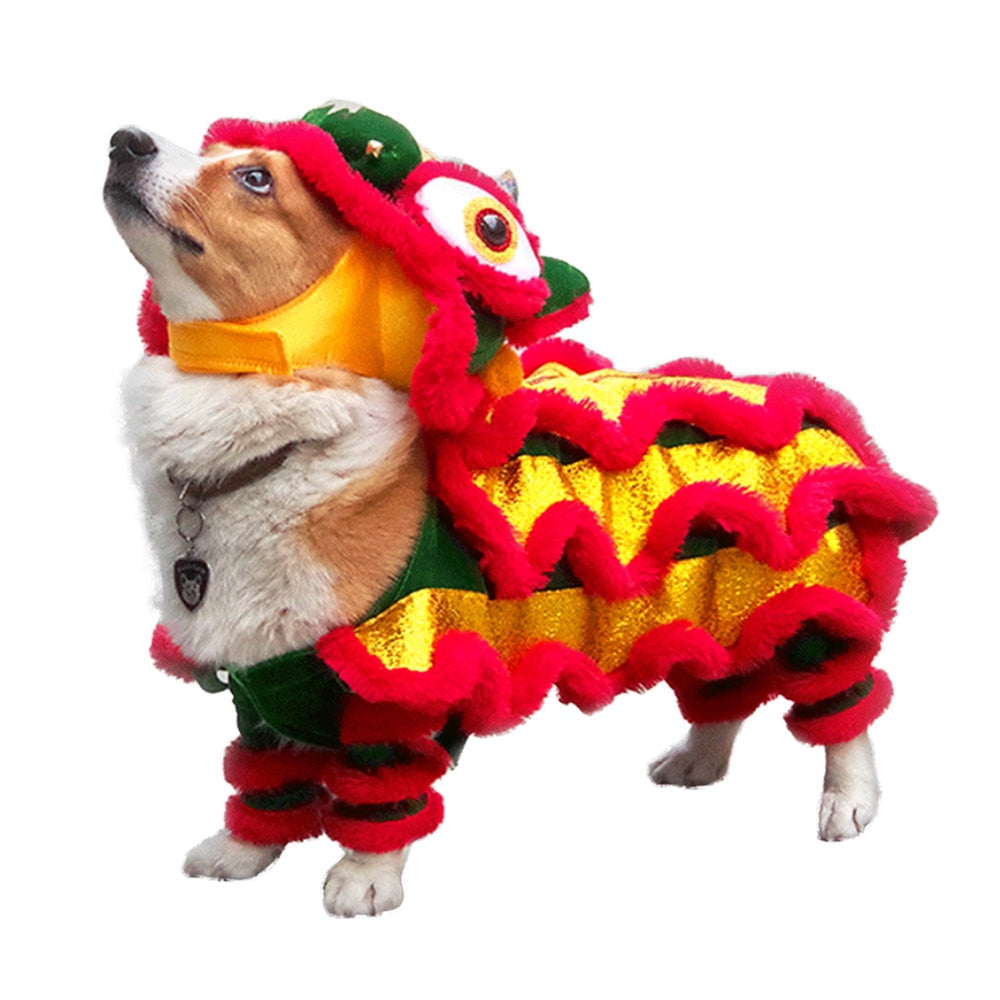 Pet Chinese dragon costume