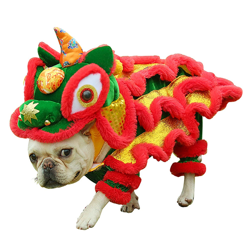 Pet Chinese dragon costume