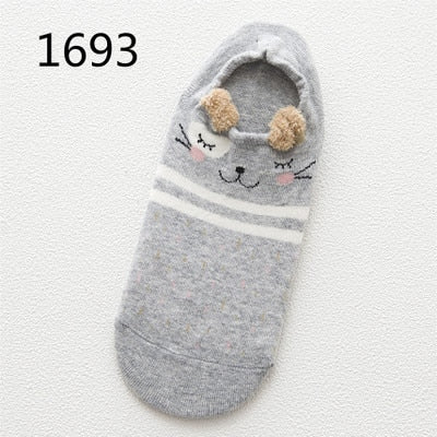 Cute Animal Cotton Socks