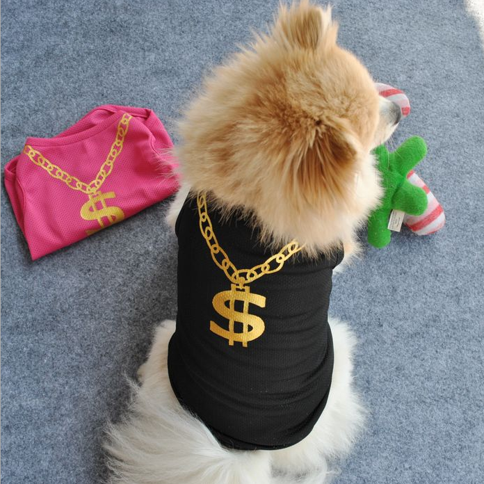 Dollar chain Pet T-shirt