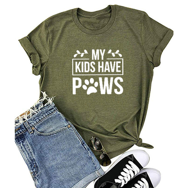 My Kids Have Paws T Shirt