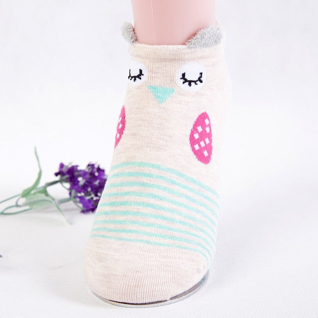 Cute Animal Cotton Socks