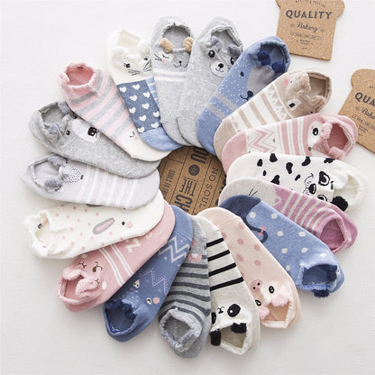 Cute Animal Cotton Socks