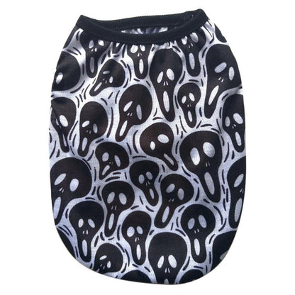 Skull print pet Costume