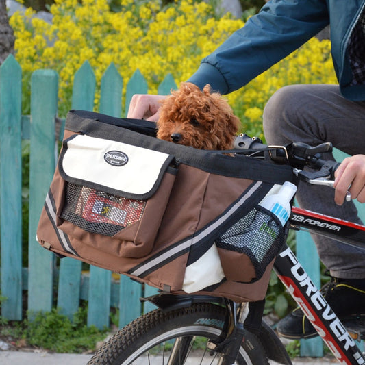 Pet bicycle basket