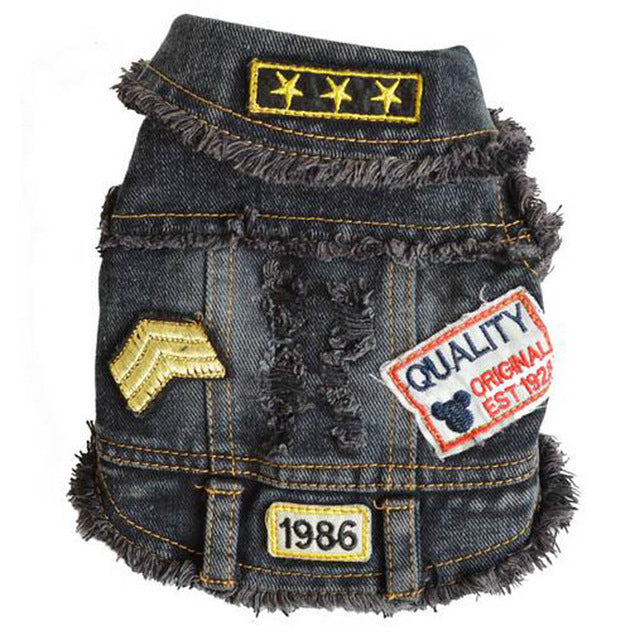 Pet Denim Vest