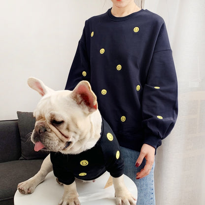 Smiley Face Matching Pet Owner Outfit