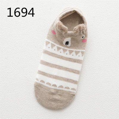 Cute Animal Cotton Socks