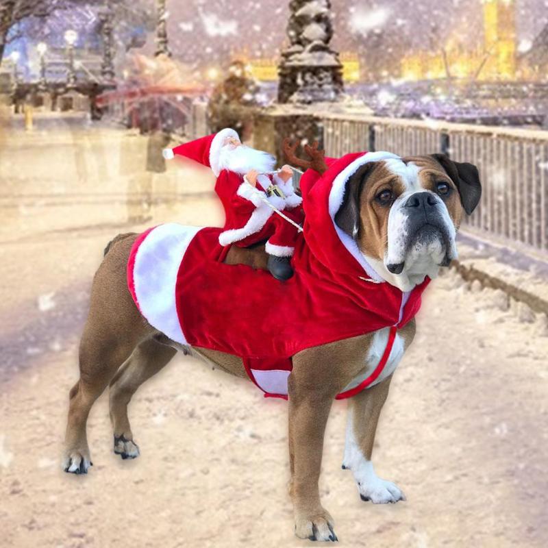 Christmas Santa Claus Pet Costume