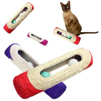 Cat Rolling Scratching Post