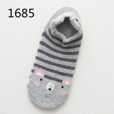 Cute Animal Cotton Socks