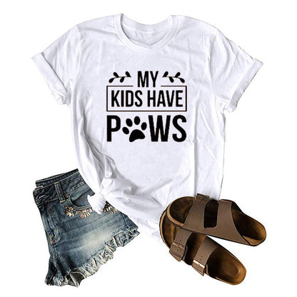 My Kids Have Paws T Shirt