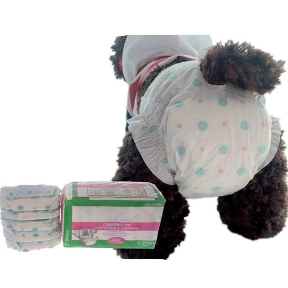 10Pcs Disposable Pet Sanitary Diaper