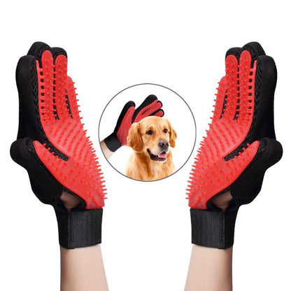 Pet De-shedding Massage Grooming Glove