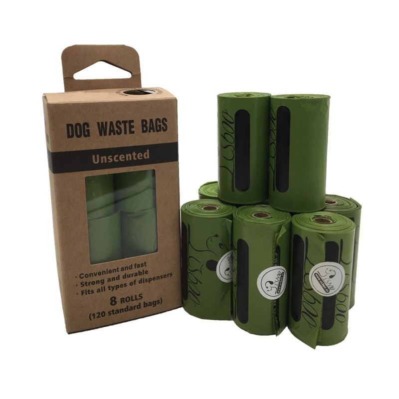 Earth-Friendly 8 Rolls Large Biodegradable (120 bags)