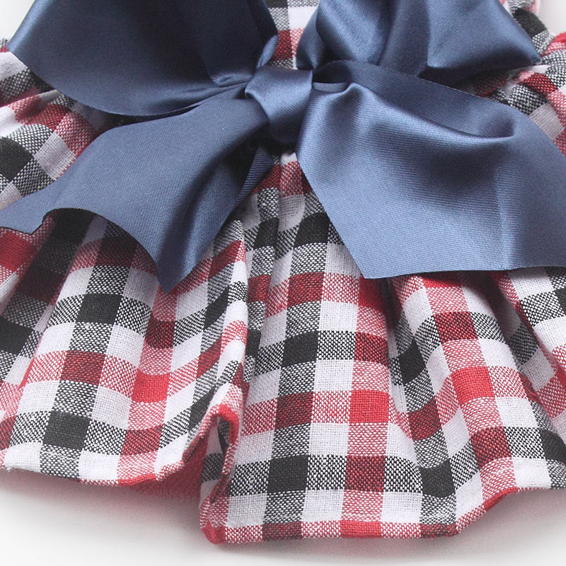 Fashion Plaid Dog Dresses