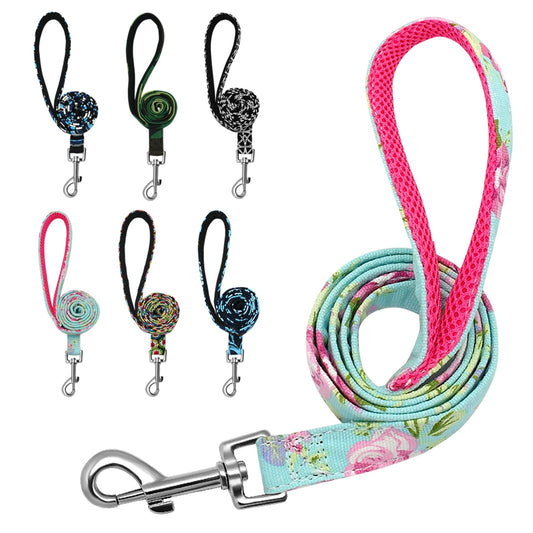 Dog Leash Nylon Print